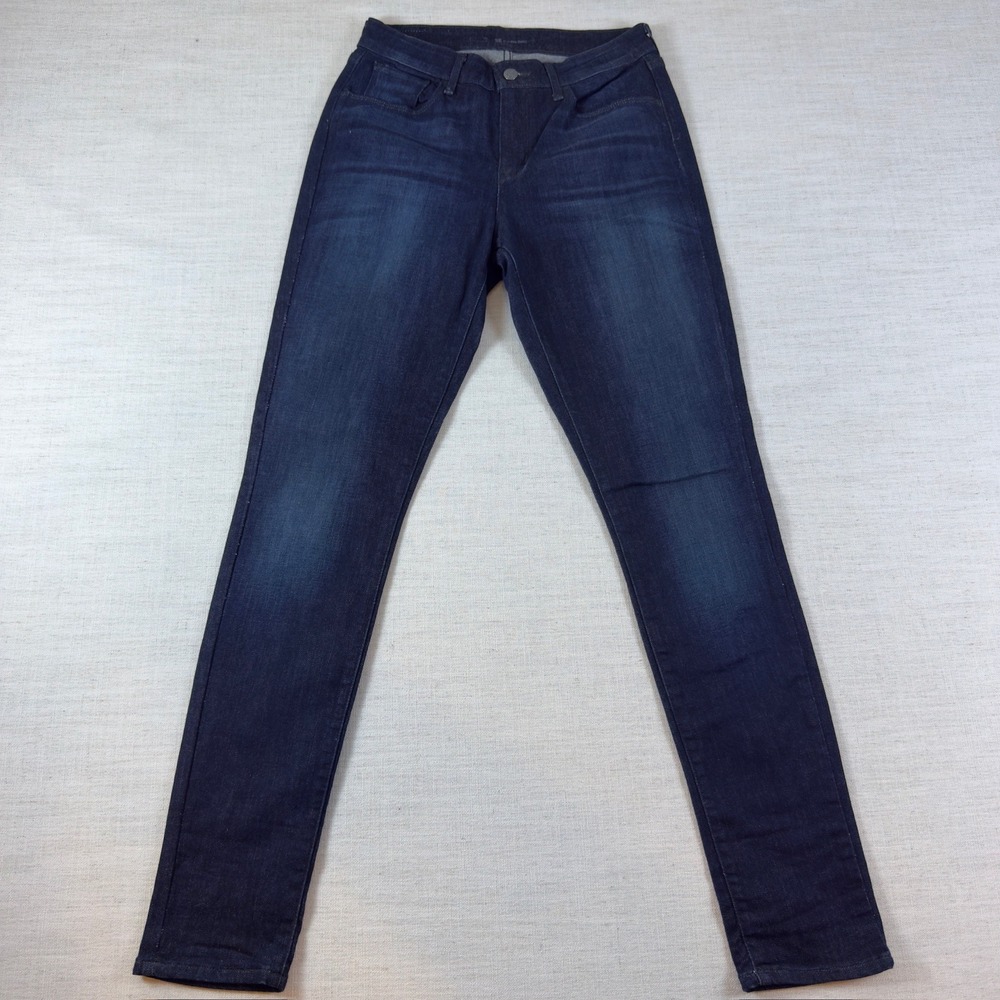 Levis 721 High Rise Skinny Jeans Dark Wash Indigo Denim Size 28